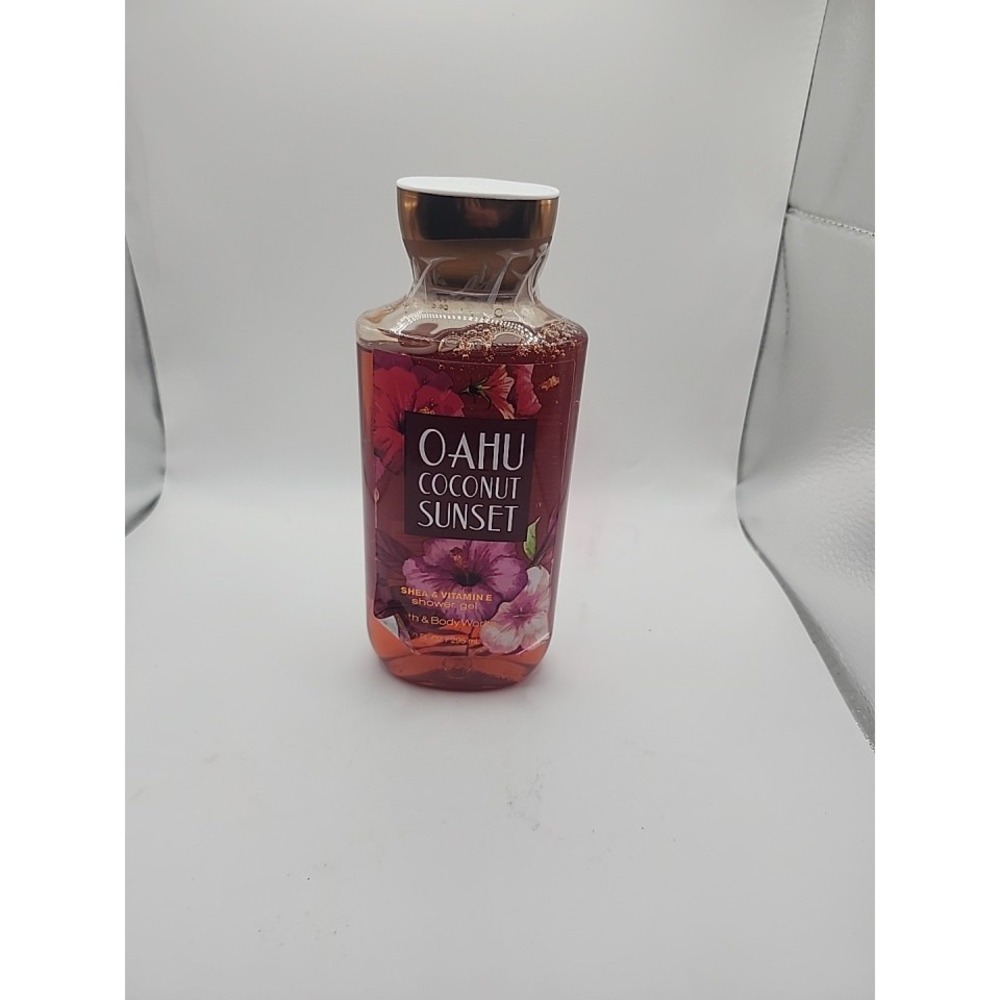 Bath & Body Works Oahu Coconut Sunset Vitamin E + Shea Shower Gel 10 fl oz